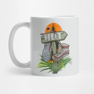 Old hiking boots Mug